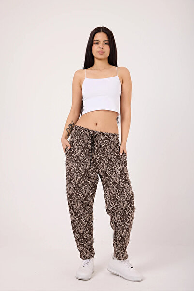 SUPERBLUE Women's Street Style Striped Sports Baggy Pants