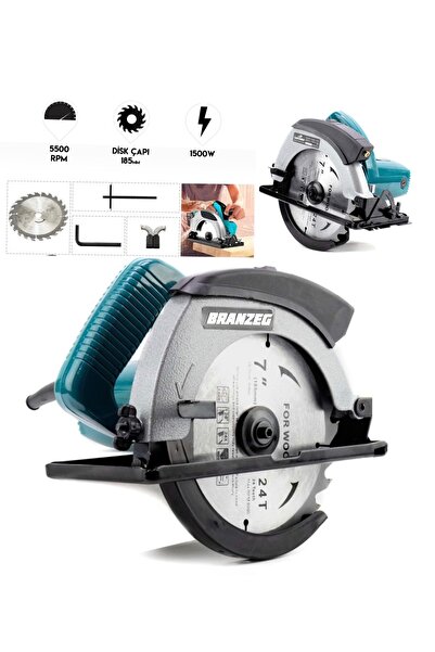 BRANZEG Sunta Kesme Daire Testere 185mm 240V