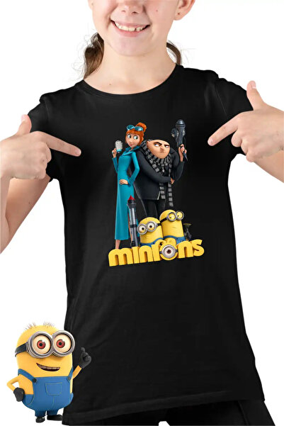 OEM Tricou Copii Fete Despicable Minions Family Minioni