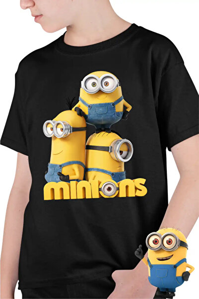 OEM Детска тениска за момчета с отряд Миньони от  "Аз, проклетникът "