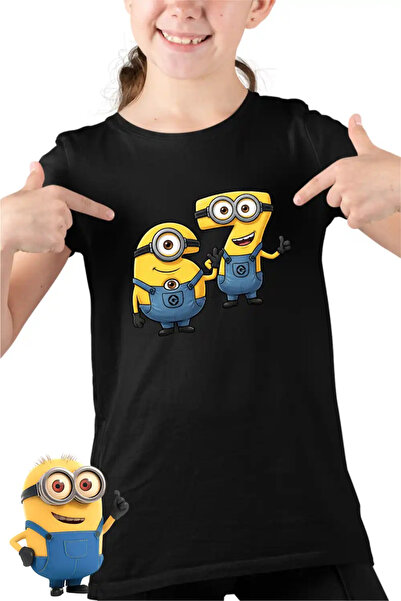 OEM Παιδικό Κοριτσίστικο Μπλουζάκι Μίνιονς Έξι Επτά 67 Έξι Επτά Απαισιότα