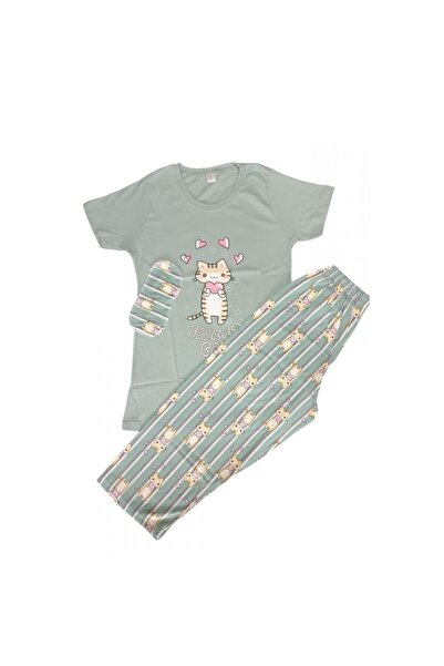 BOYRAZ Pijama de Primăvară pentru Dama cu Masca de Dormit Asortată