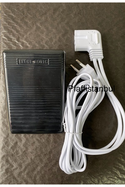 Pfaff ELEKTRONİK PEDAL VE KABLOSU - BEYAZ KABLOLU - UYUMLU MODELLER İÇİN AÇIK...