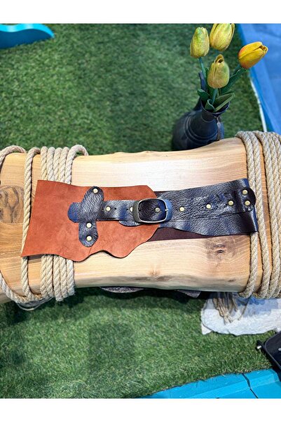 Yılday Gür Butik حزام نسائي من الجلد الطبيعي بتصميم يدوي الصنع من كوينسي تابا...