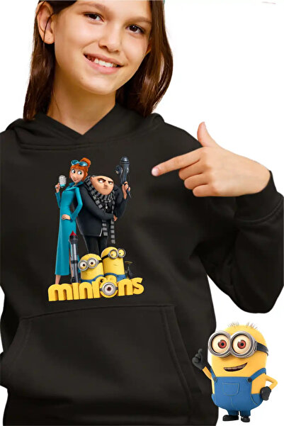 OEM Παιδικό Κοριτσίστικο Φούτερ Εκτόνωση η Ένοχη Οικογένεια Μίνιονς