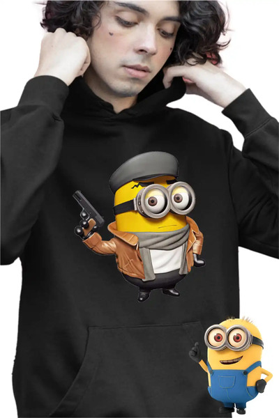 OEM Παιδικό Φούτερ Αγοριών Μίνιονς Ντετέκτιβ Νουάρ Εγώ, ο Απαισιότατος