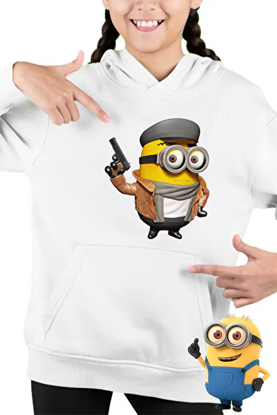 OEM Hanorac Copii Fete Minions Detective Noir Despicable