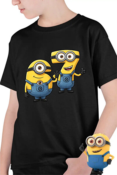 OEM Παιδικό Μπλουζάκι για Αγόρια Μίνιονς Έξι Επτά 67 Έξι Επτά Εγώ, ο Απαισιό