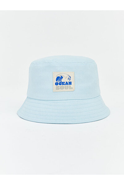 LC Waikiki New season blue embroidered boy's bucket hat from güli̇s gi̇yi̇m.