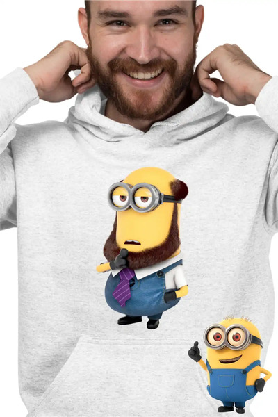 OEM Ανδρικό Φούτερ Μίνιονς Φιλόσοφος Καθηγητής Απαισιότατοι