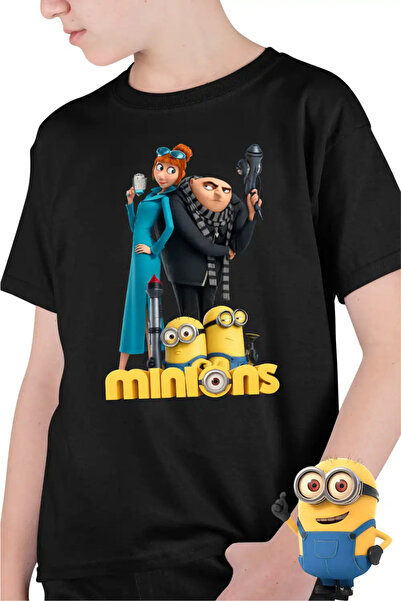 OEM Παιδικό Μπλουζάκι για Αγόρια - Οικογένεια Μίνιονς (Η Απαισιάτικη Οικογένεια)
