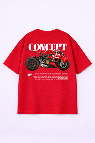 LORVEX Μπλουζάκι Oversize Unisex 100% Βαμβακερό Άνετο Μπλουζάκι με Στάμπα