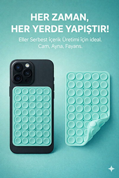 Case collection Büyük Telefon Tutucu Çift Taraflı Vantuz Ultra Kuvvetli Araç ...