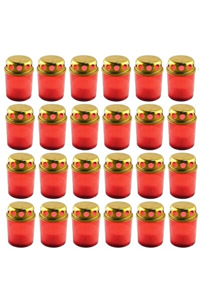 Claum Set de 24 de lumânări cu capac impermeabil T1-50