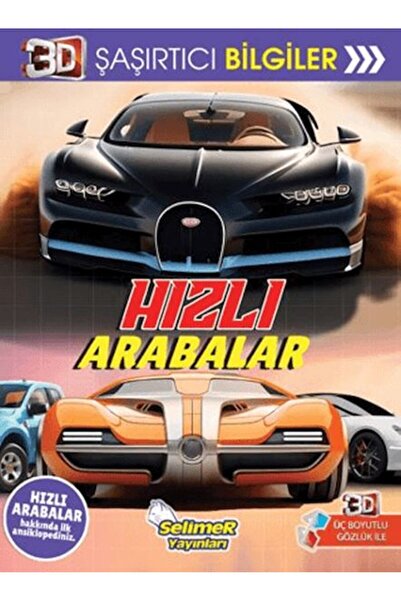 Derin Yayınları 3D Şaşırtıcı Bilgiler - Hızlı Arabalar