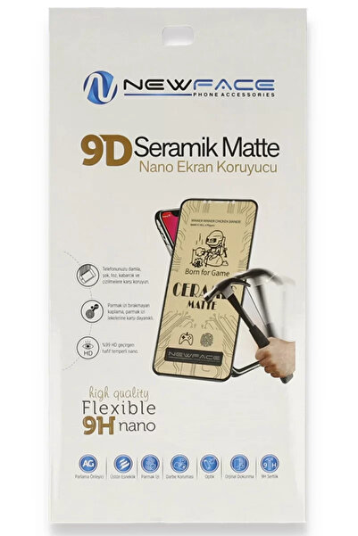 TeknoKapsül Newface Xiaomi Redmi Note 9 Pro Matte Ceramic Nano Screen Protector