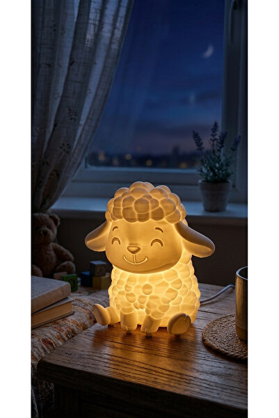 Markasız ucuz Kuzu Gece Lambası - Bebek Ve Çocuk Odası Aydınlatma - Sıcak Gün...