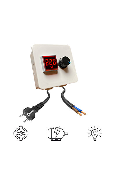 MULTİ SAN MULTİSANAYİ Voltaj Göstergeli Motor Hız Kontrol Devresi Regülatör D...