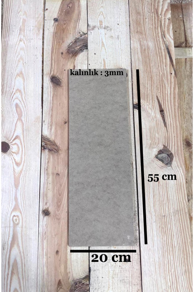 Apak Ahşap Dekorasyon 5 ADET 55x20 cm Ham MDF - 3mm kalınlık - Ham, Ahşap MDF...