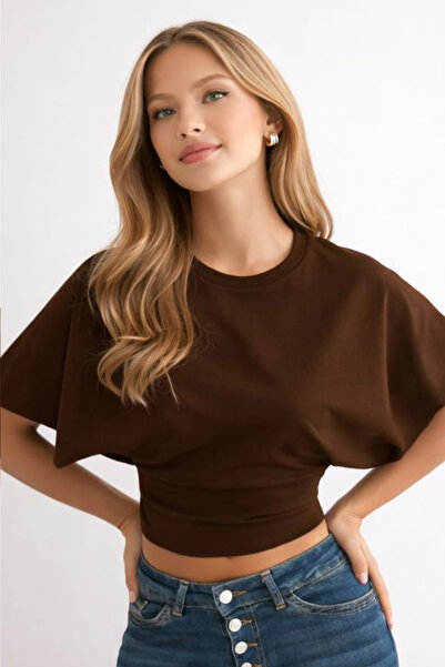 Machetta Women's Wide Sleeve Waist-Fitted Blouse