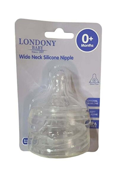 Londony BABY Wide Neck Silicone Nipple – BPA-Free, Soft & Safe for Babies