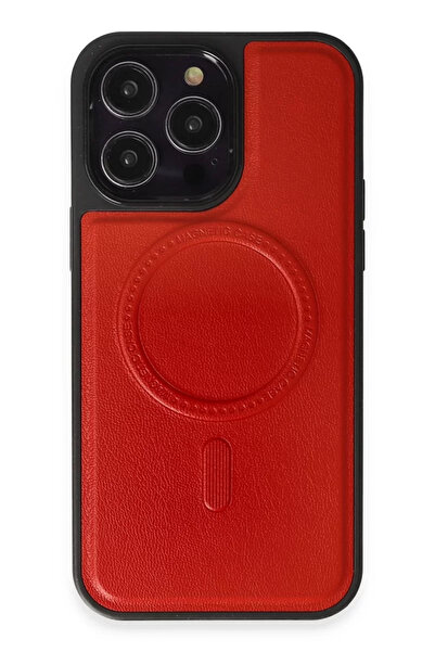 FREEDOM STOREE حافظة نيو فيس لهاتف آيفون 13 برو ماكس من أوزي ماجسيف - حمراء