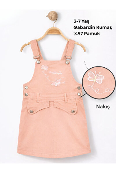 Casabony Salmon Gabardine Girls' Jumpsuit