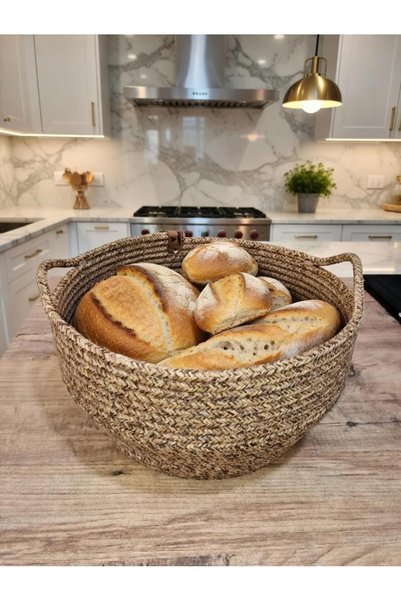 SARDA Wicker Decorative Multi-Purpose Basket – Fruit, Bread, and Nuts Presentation Basket