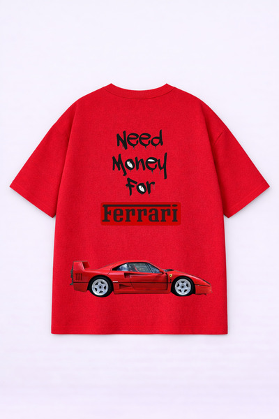 LORVEX Oversize Unisex T-Shirt 100% Cotton Comfortable Fit Printed T-Shirt