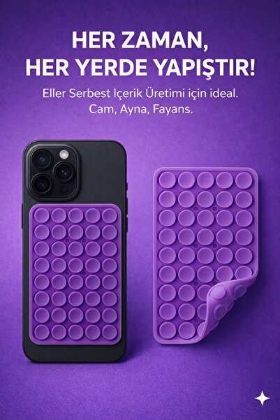 Case collection Büyük Telefon Tutucu Çift Taraflı Vantuz Ultra Kuvvetli Araç ...