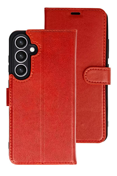 FREEDOM STOREE حافظة نيو فيس سامسونج جالاكسي إس 26 تريند إس بلس - حمراء