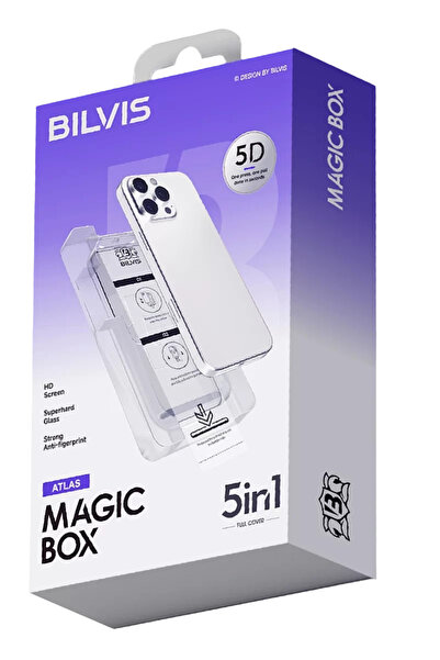 Beta Moda Hub Newface Apple iPhone 17 Bilvis 5in1 3D Magic Glass Screen Prote...