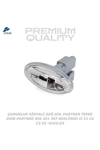 4U ÇAMURLUK SİNYALİ SAĞ-SOL PARTNER TEPEE 2008 PARTNER 206 301 307 BERLİNGO I...