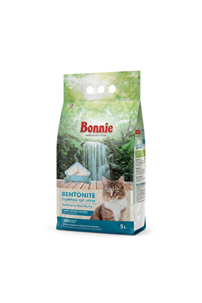 Bonnie Premium Cat Litter - Marseille Soap Scented - 5L - 100% Natural Benton...