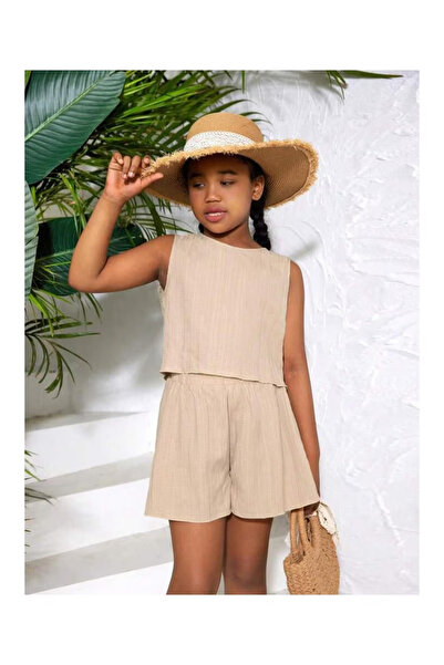 Machetta Set pentru fete: pantaloni scurți din material plisat și tricou