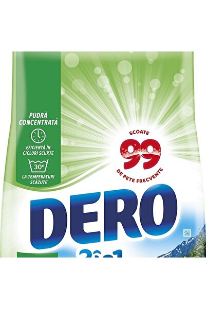 Dero Detergent 2 în 1 Prospețime Montană, 60 spălări, 4,5 kg