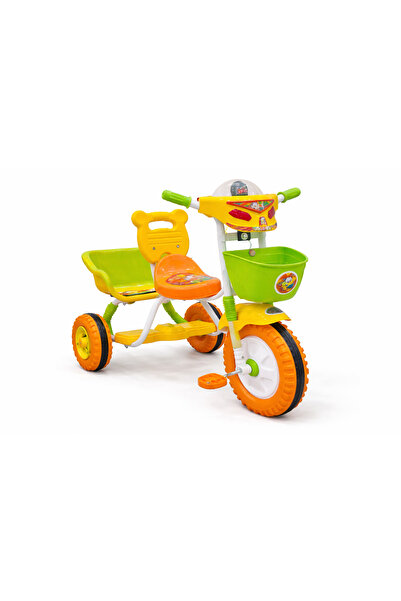 ALBADER Tricycle for Kids With Double Seat, Tricycle for Boys & Girls, 3 Whee...