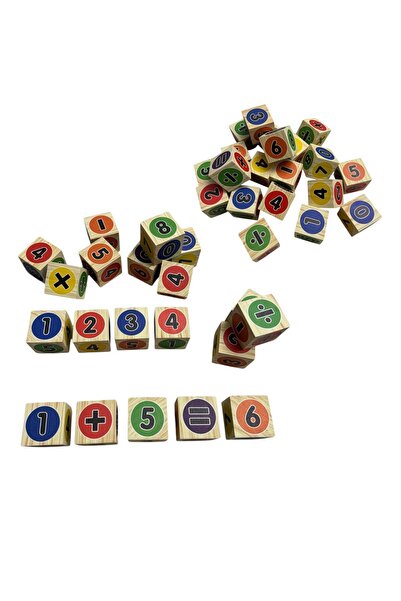 ADIRI SHOP Εκπαιδευτικοί Μαθηματικοί Κύβοι για Παιδιά – Αριθμοί και Σύμβολα Υ...