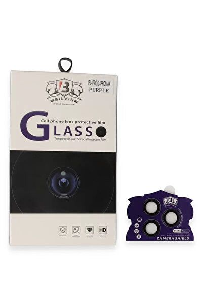 FREEDOM STOREE عدسة كاميرا Newface iPhone 14 Pro Max Bilvis Titan - أرجواني غامق