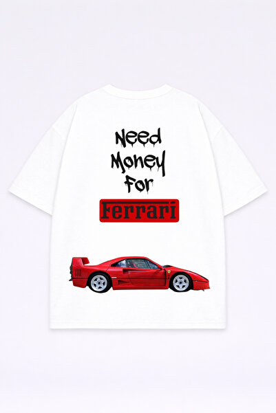 VODEXA T-shirt oversize unisex 100% pamuk udobna majica sa printom