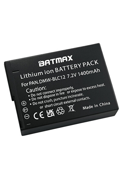 Batmax Μπαταρία για Panasonic DMW-BLC12 1400 mAh πλήρως αποκωδικοποιημένη