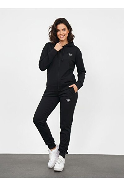 LFSPORT Hooded 2-Piece Women's Tracksuit Set Black