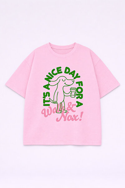 VODEXA T-shirt oversize unisex 100% pamuk udobna majica sa printom