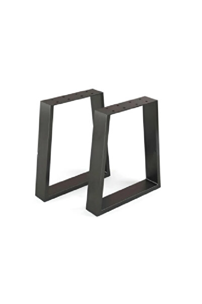 DUOF Metal Bank Sehpa Orta Sehpa Ayağı 2 Adet Ayak 42 cm Mobilya Ayağı