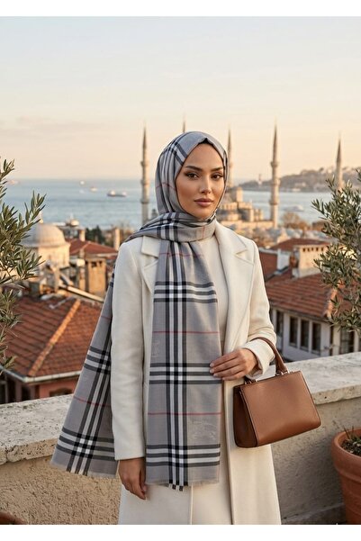 w white stars sports & wear Plaid Pattern Luxury Shawl