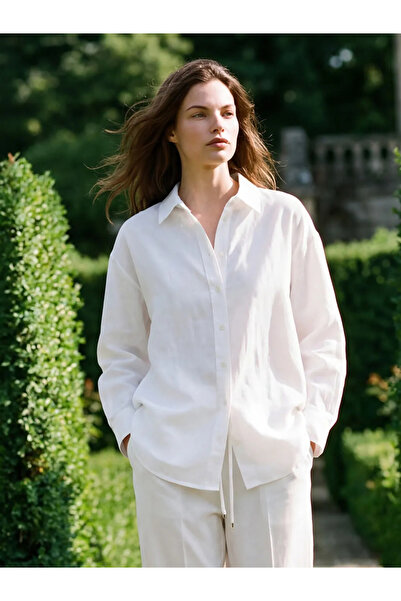 LC Waikiki Γυναικείο πουκάμισο XSIDE Oversize λινό