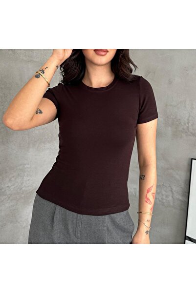 Makarina Women's Short Sleeves Modal Fabric Comfortable Fit Bady