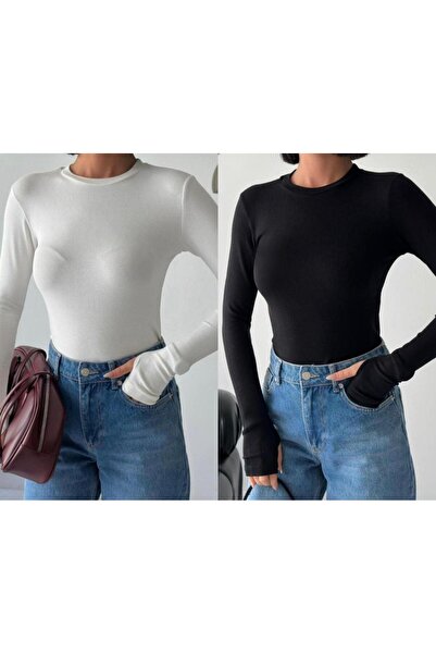 Makarina Women's Finger-Proof Cycling Collar Bodysuit