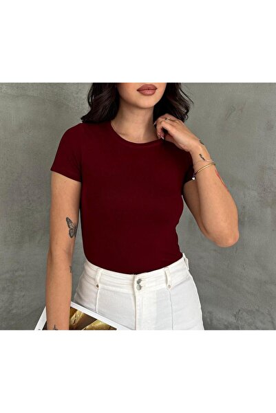 Makarina Women's Short Sleeves Modal Fabric Comfortable Fit Bady