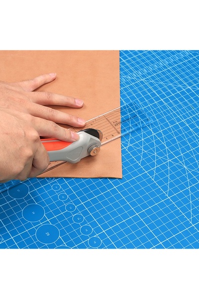 VERK A2 double-sided cutting board, self-healing, graduated, blue, 60 x 45 cm